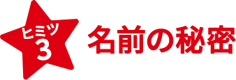 ヒミツ3　名前の秘密